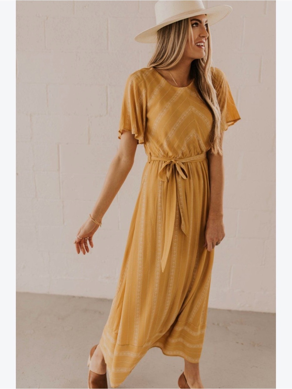 Roolee - yellow maxi dress